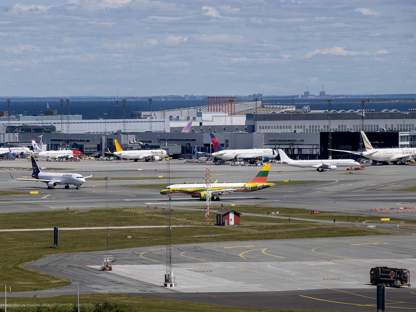 Københavns Lufthavn lagde onsdag hus til en debat om en passagerafgift på luftfart, som regeringen har ambitioner om at indføre. | Foto: Finn Frandsen/Ritzau Scanpix