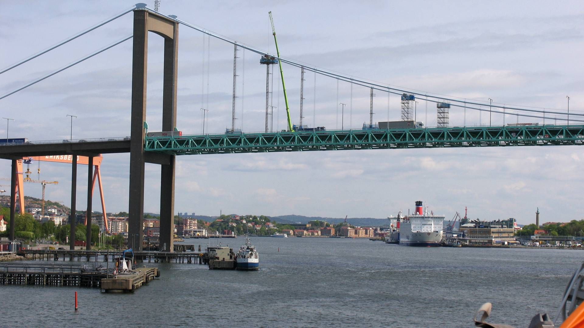 Gøteborg Havn, der er Sveriges største containerhavn og et knudepunkt for landets færgetraffik. | Foto: Klaus Nowottnick/AP/Ritzau Scanpix
