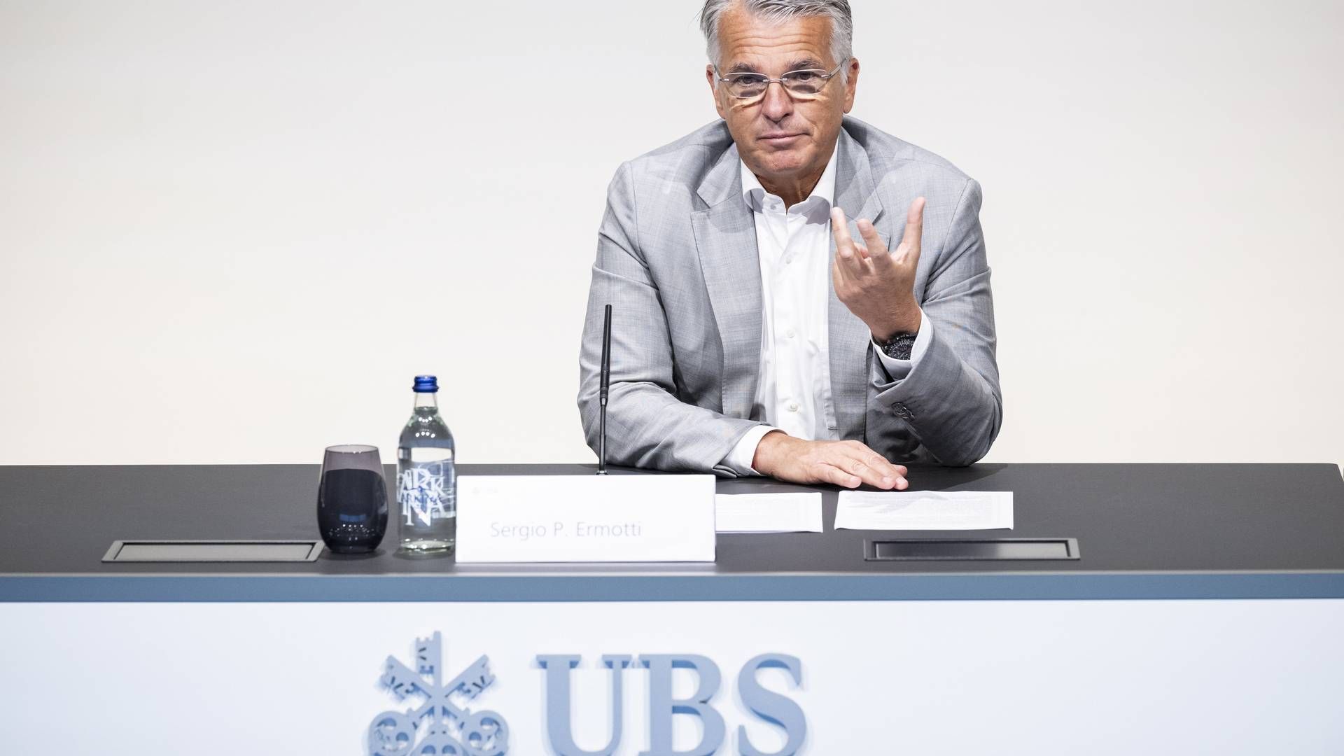 Hat einen Lauf: UBS-CEO Sergio Ermotti. | Foto: picture alliance / EPA | ENNIO LEANZA