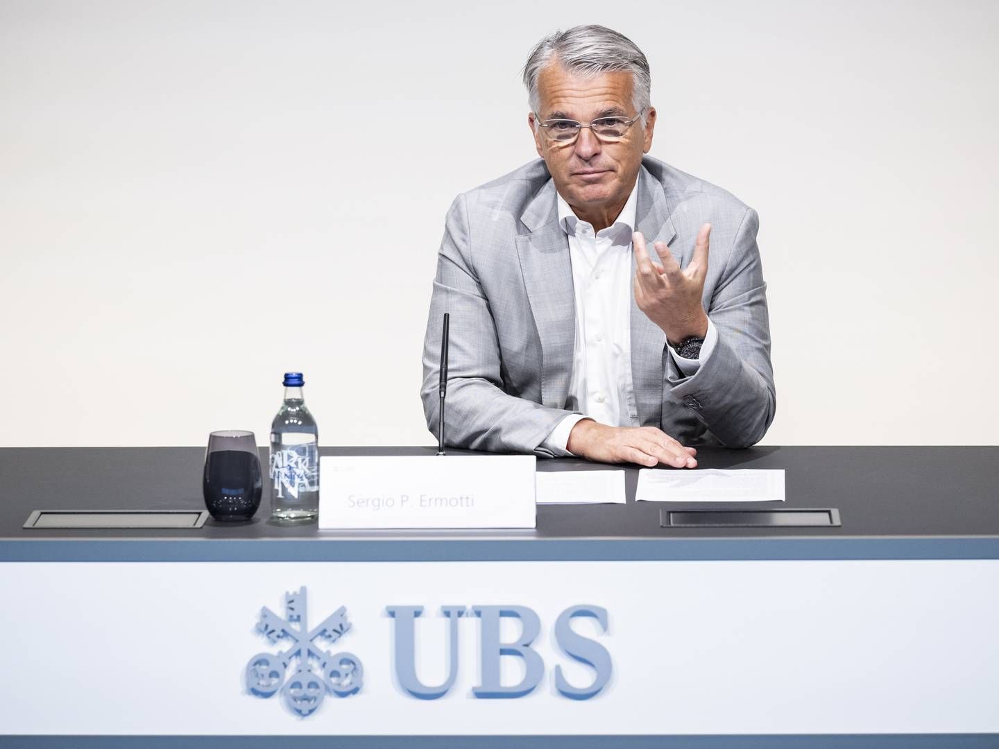 Hat einen Lauf: UBS-CEO Sergio Ermotti. | Foto: picture alliance / EPA | ENNIO LEANZA