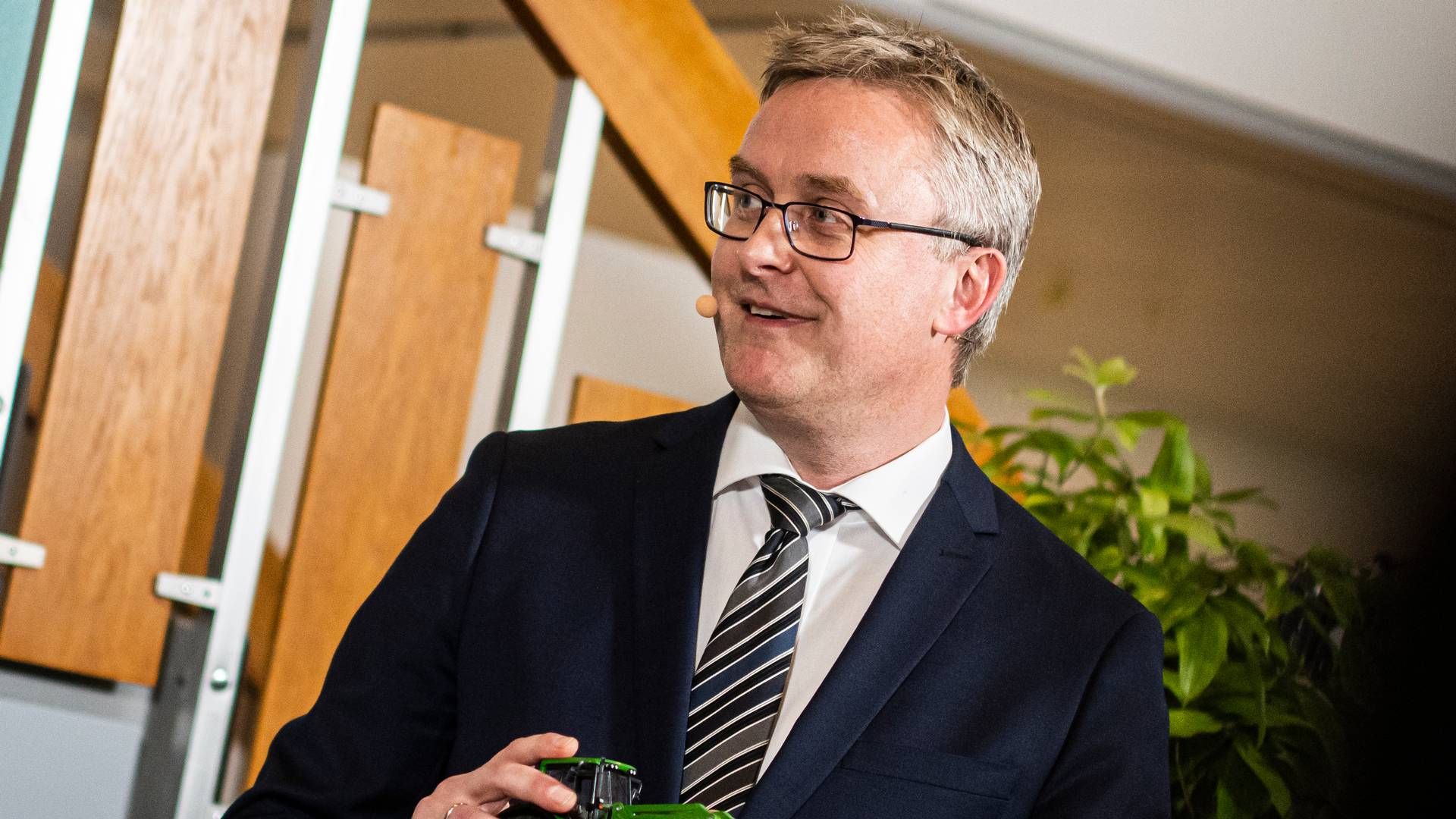 Ministeren for fødevarer, Jacob Jensen (V), ønsker at sikre, at Danmark forbliver stærk på det globale marked – også når der skal ses på en kommende klimafgift. | Foto: Jonas Olufson