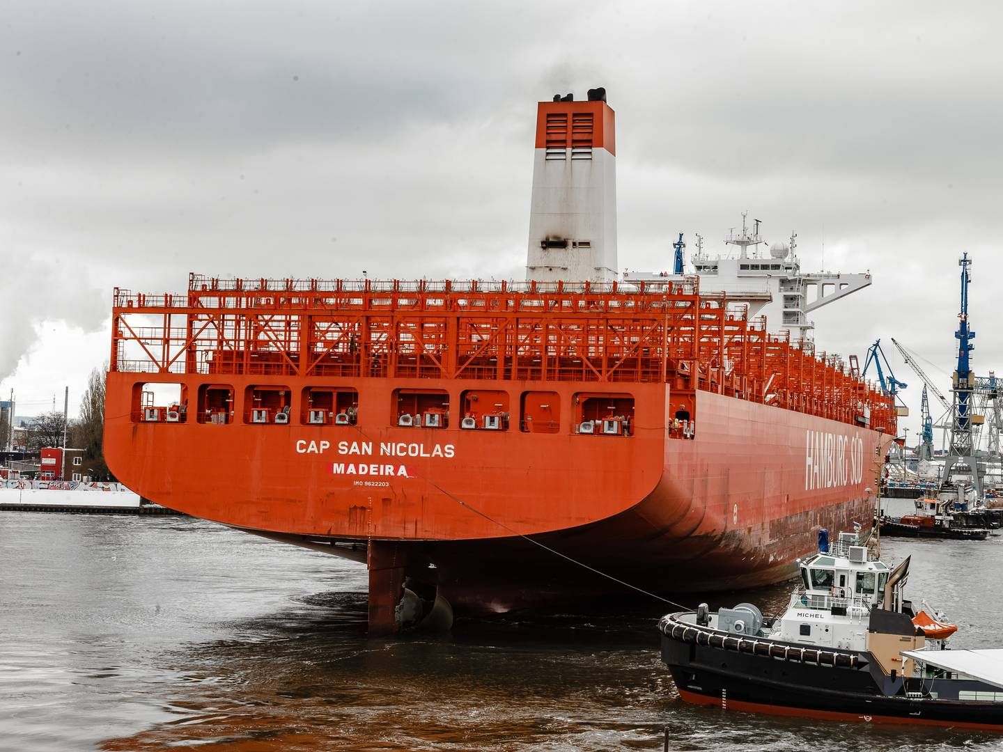 Hamburg Süd was acquired by Maersk in 2017. | Foto: Markus Scholz/AP/Ritzau Scanpix