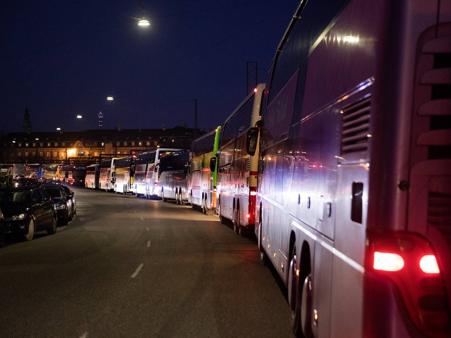 Busser ved Ingerslevsgade nær Hovedbanegården | Foto: Finn Frandsen/Politiken/Ritzau Scanpix