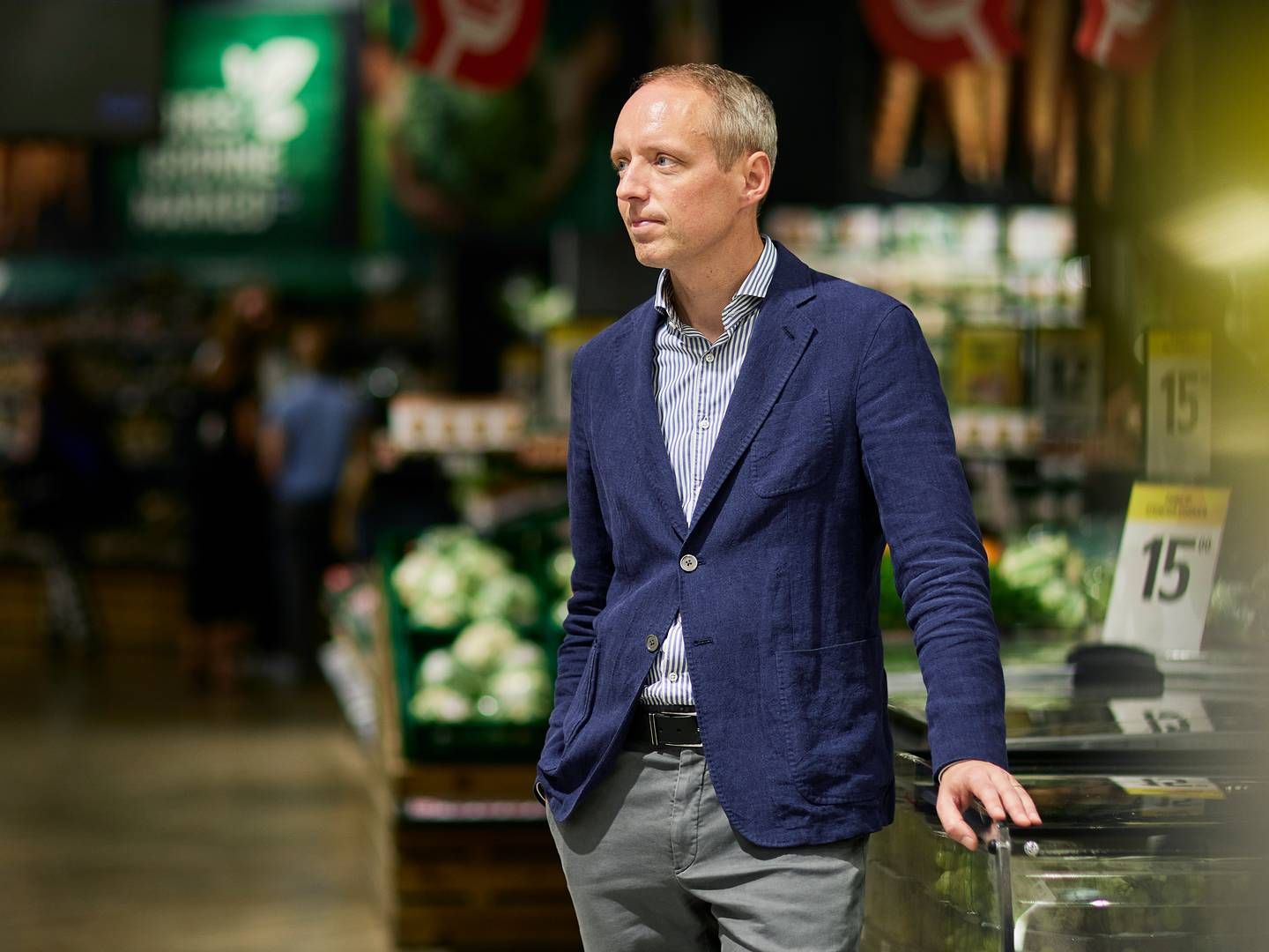 Ny topchef for Salling Group, Anders Hagh, varsler endnu mere tryk på priserne i den kommende tid. | Foto: Mikkel Berg Pedersen/Ritzau Scanpix