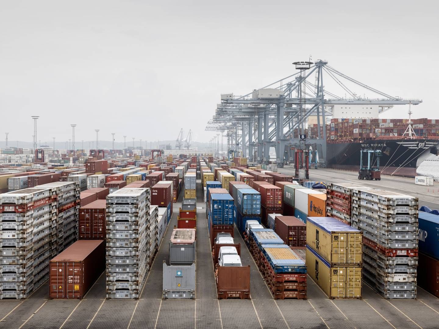 Sveriges største transportør af skibscontainere bliver overtaget af dansk transportselskab. | Foto: Casper Dalhoff/Ritzau Scanpix