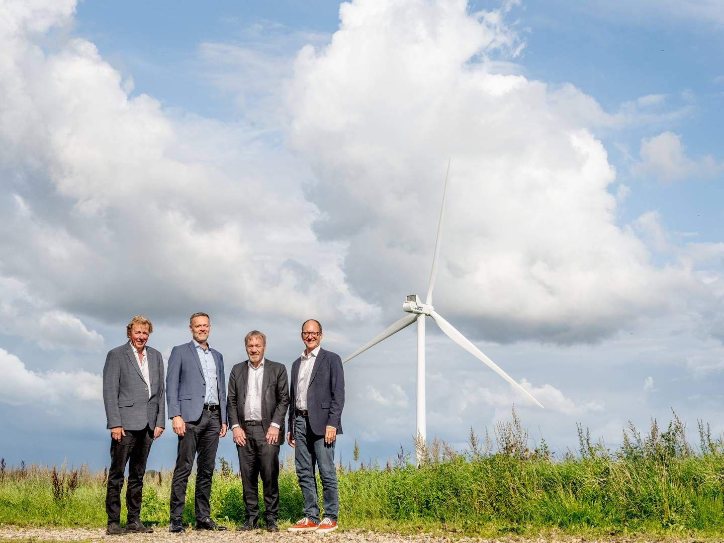 Fra venstre: Peter Højsgaard, Robbert Stecher, Jens Nielsen og Christopher Sorensen | Foto: Greenlab Skive/pr