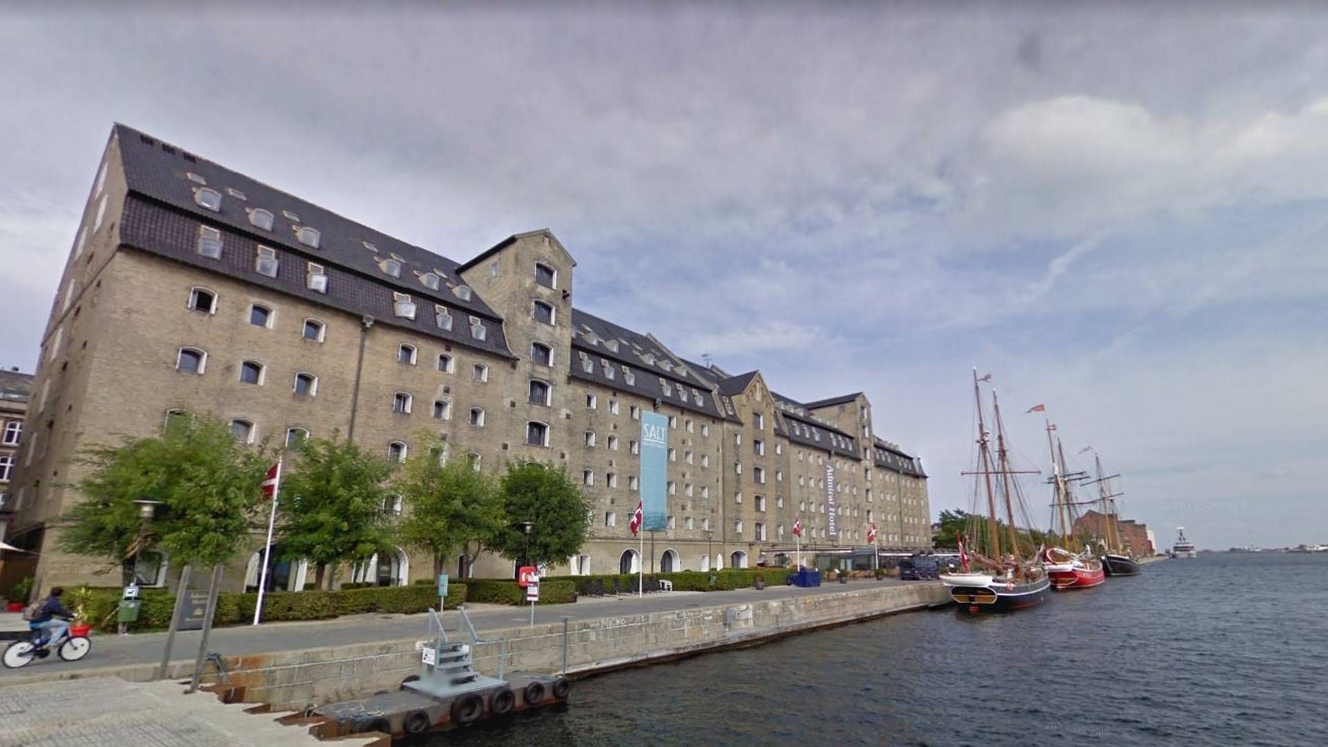Admiral Hotel ved havnefronten nær Amalienborg. | Foto: Google Maps
