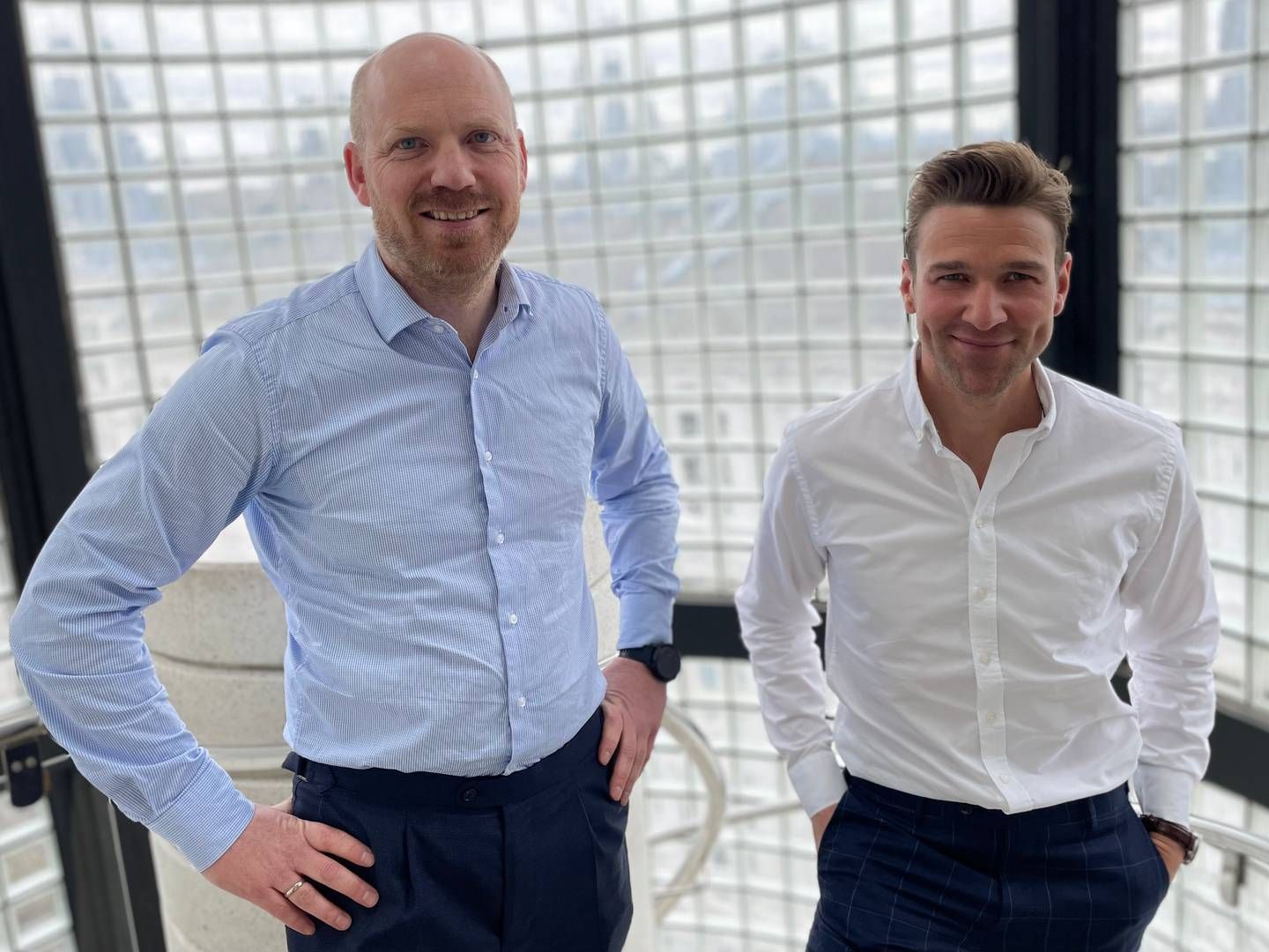 NY SATSING: Managing partner Aron Solheim og styreleder Asbjørn Lyséll Dølvik. | Foto: Stian Olsen/AdvokatWatch