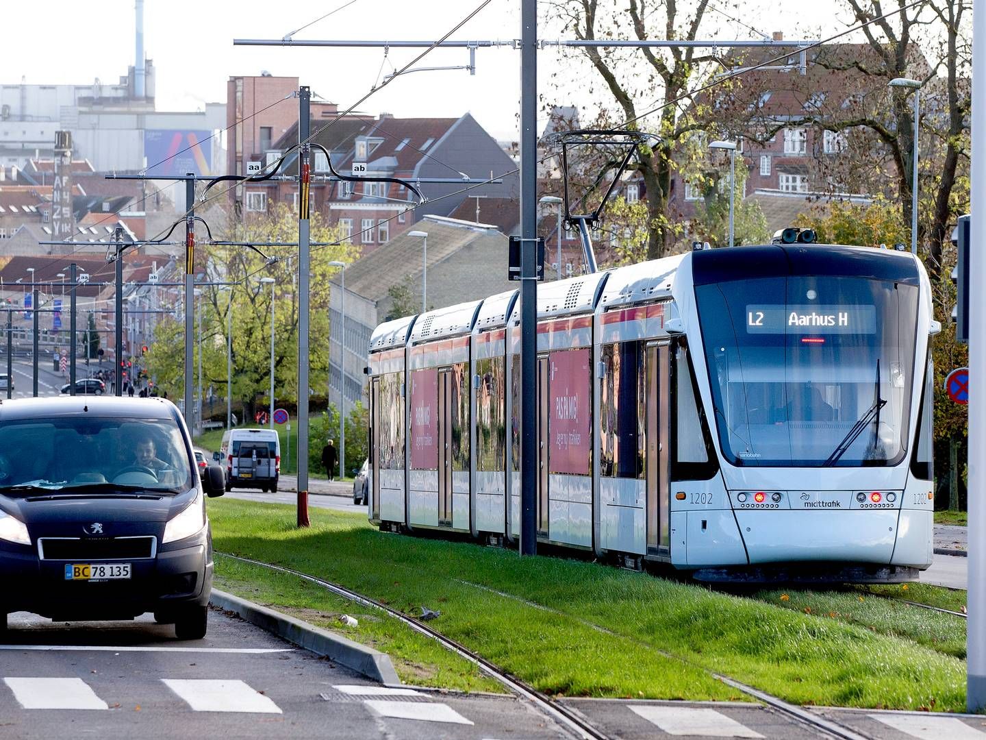 Letbanen i Aarhus forventer at ramme 8-10 mio. passagerer årligt i 2030. | Photo: Finn Frandsen/Politiken/Ritzau Scanpix