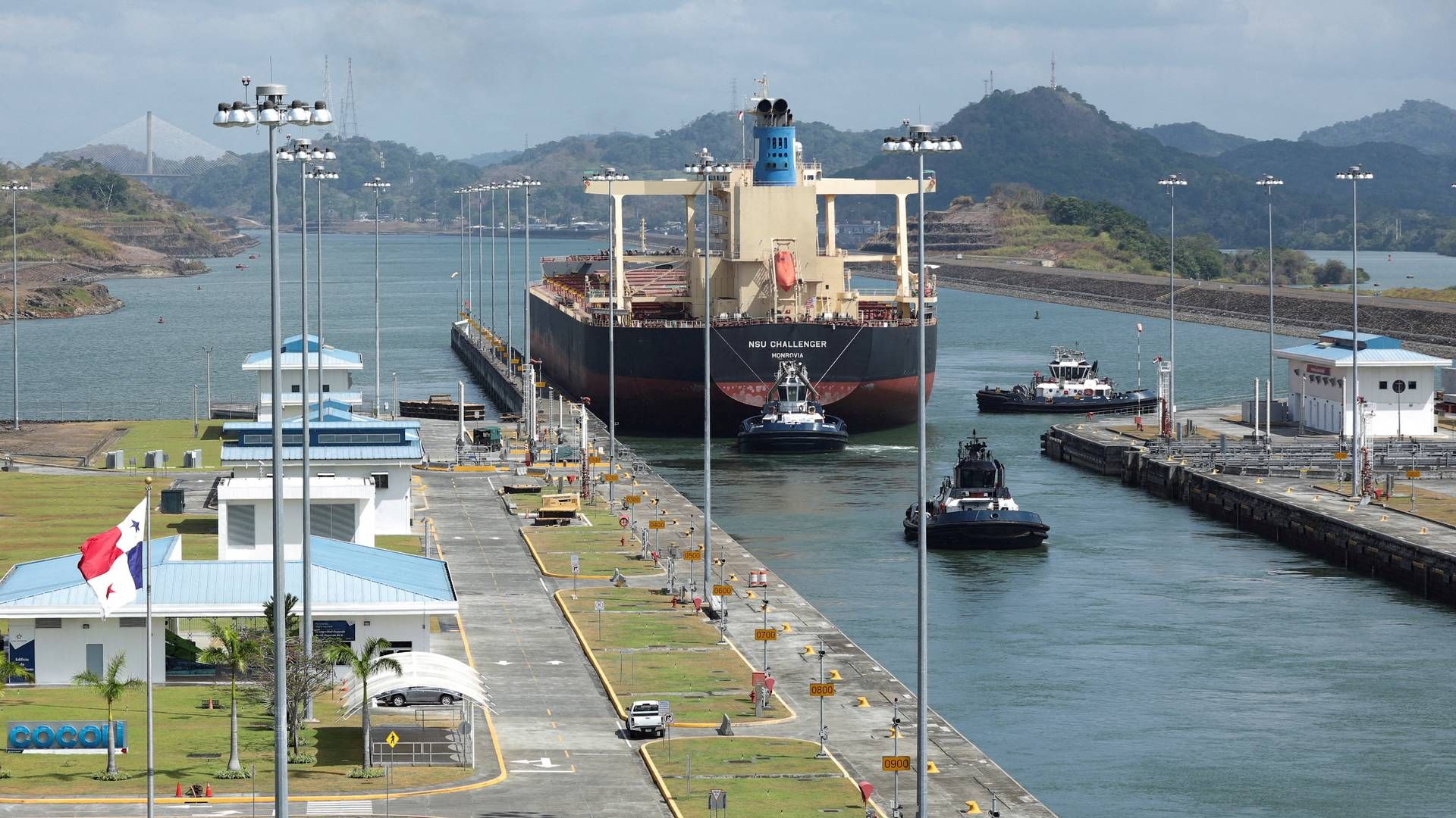 En måned før udløbet af regnskabsåret 2023 har over 13.000 skibe passeret Panamakanalen. | Foto: Aris Martinez/Reuters/Ritzau Scanpix