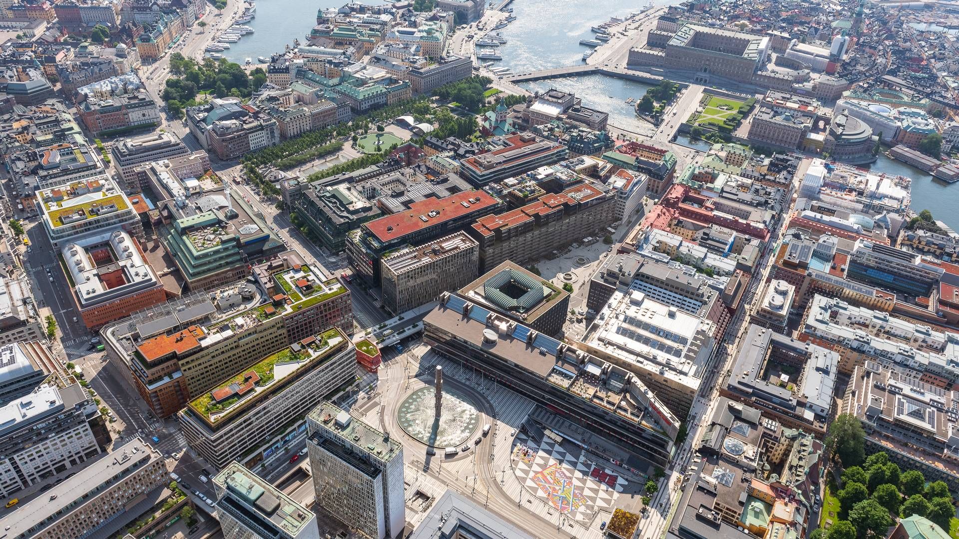 LYSNING I STOCKHOLM: Det har blitt lettere for svenske eiendomsselskaper å hente penger i obligasjonsmarkedet. | Foto: Amf Fastigheter / Pr