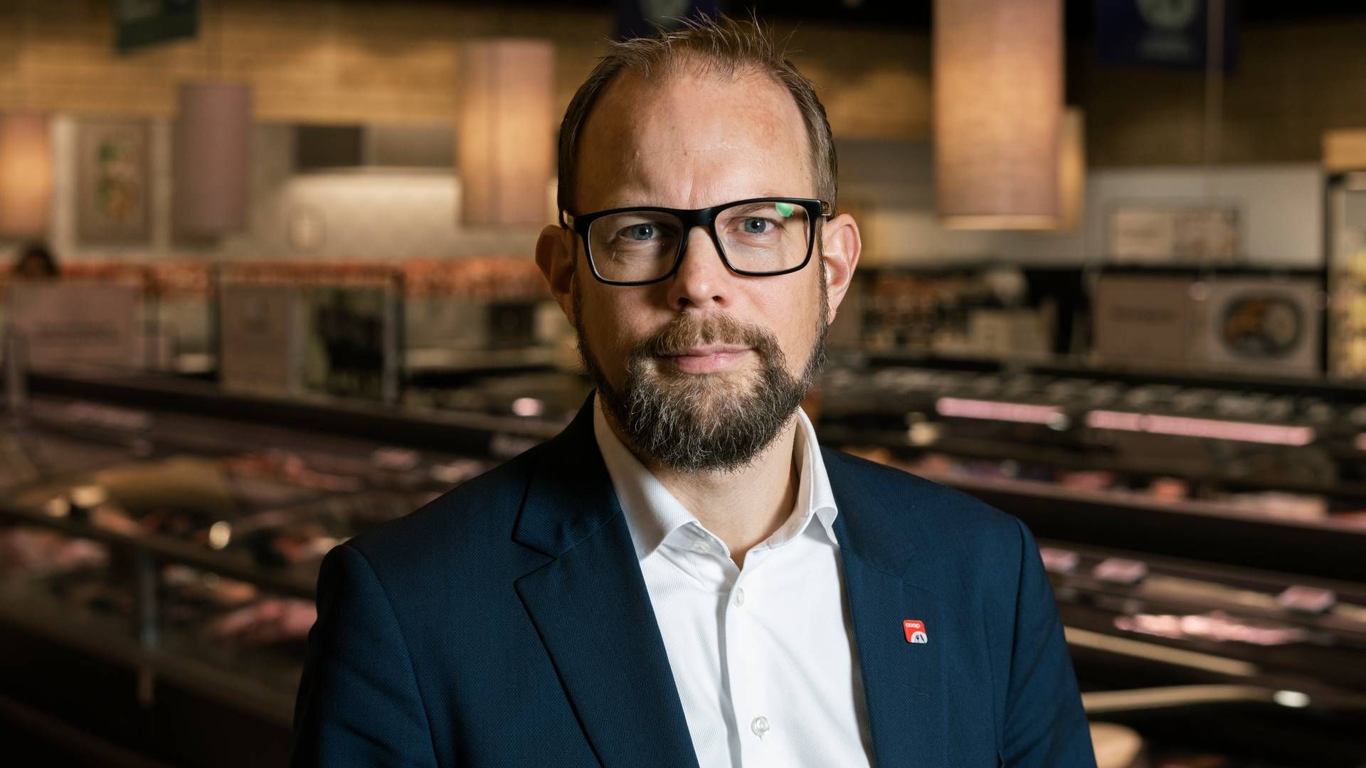Kræn Østergaard Nielsen, der er topchef i Coop, opfordrer regeringen til at sænke momsen på frugt og grønt. | Foto: Kim Frost