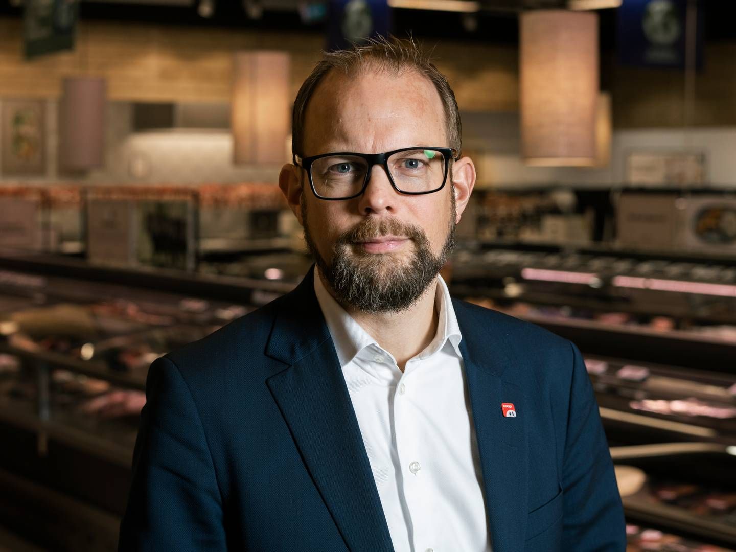 Kræn Østergaard Nielsen, der er topchef i Coop, opfordrer regeringen til at sænke momsen på frugt og grønt. | Foto: Kim Frost