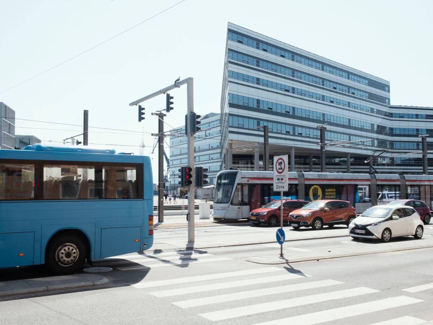 Aarhus vil have undersøgt miljøkonsekvenserne ved at anlægge en BRT-linje på Ringvejen uden om byen. | Foto: Lau-Nielsen Morten/Ritzau Scanpix