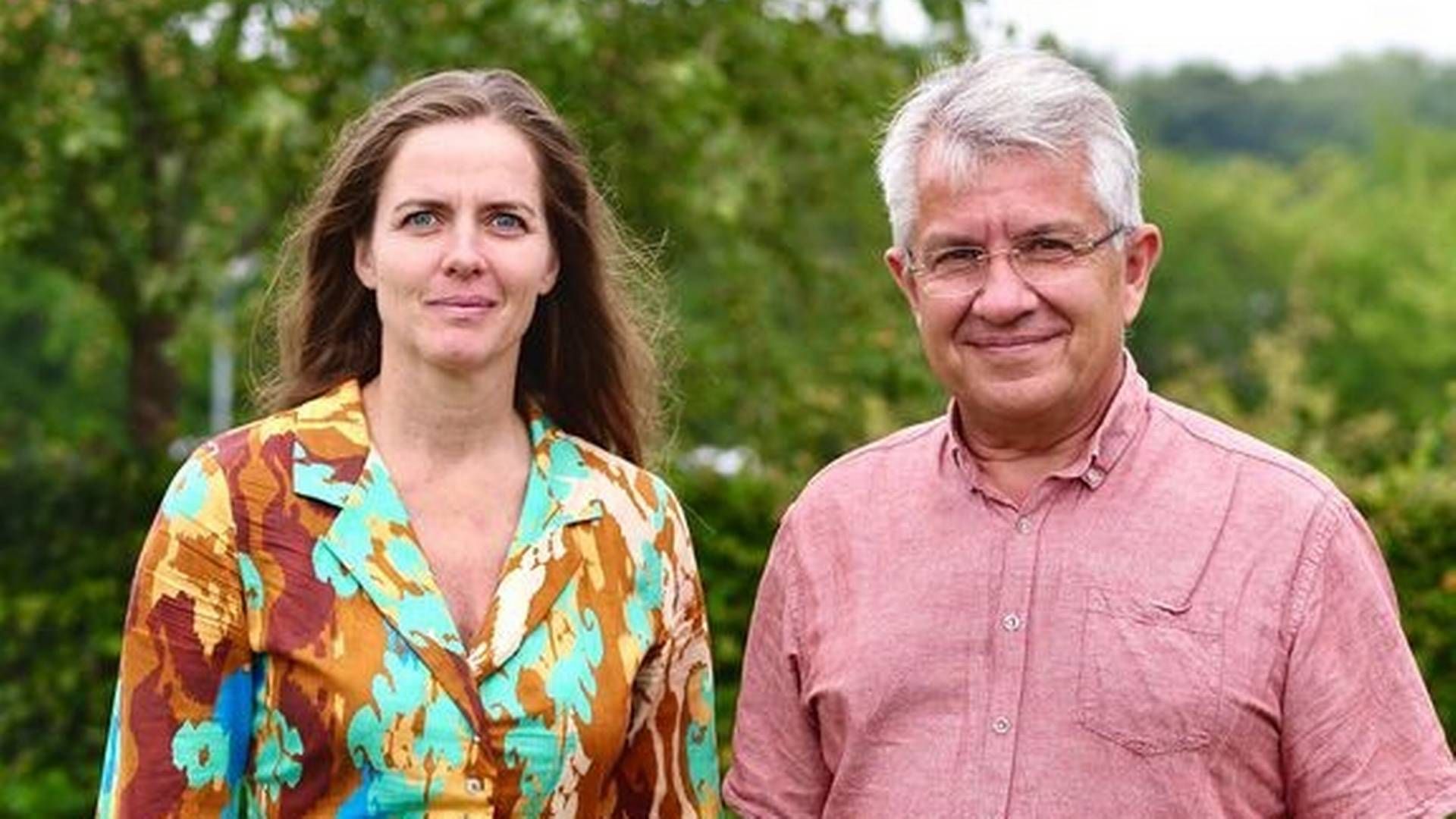 Ellen Trane Nørby, tidligere Venstre-minister og folketingsmedlem, og Carsten Nystrup danner formandskabet i Danvas bestyrelse. | Foto: Danva