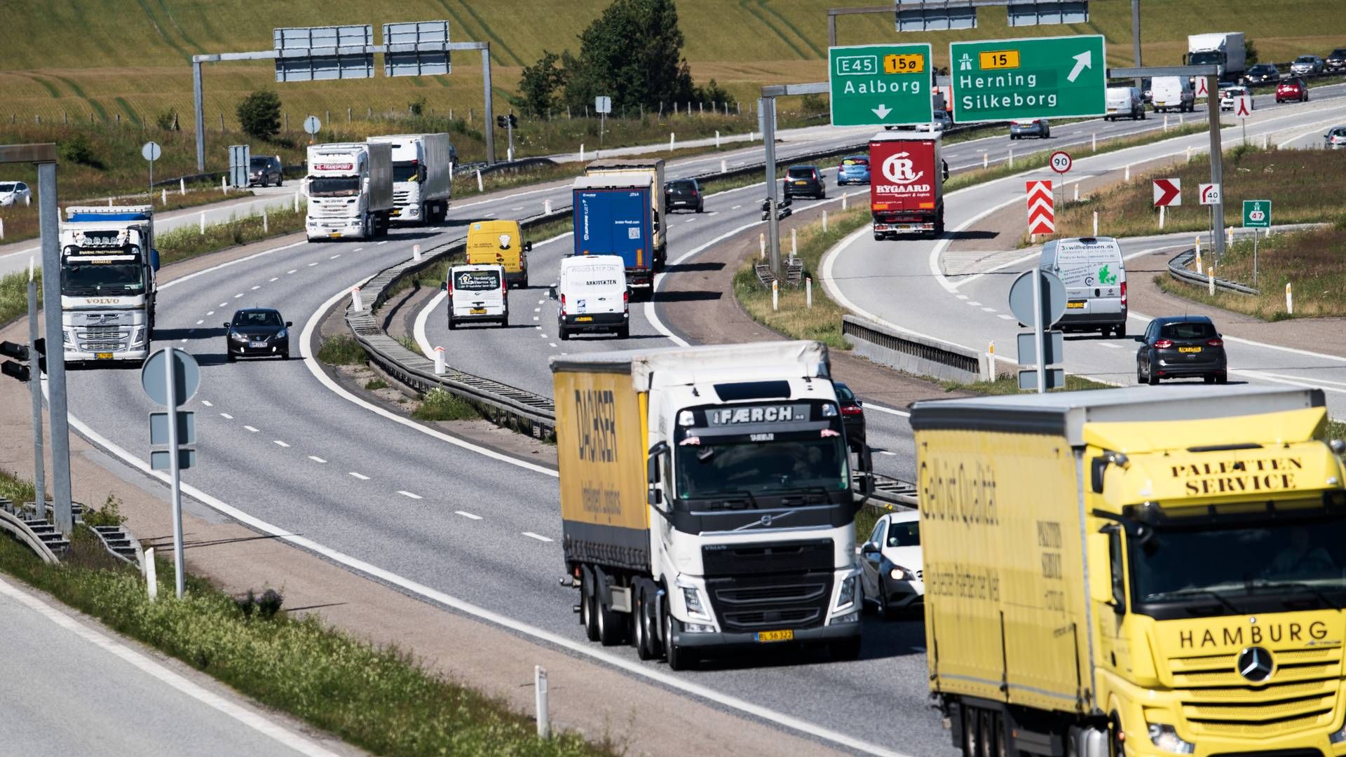 4 mia. kr. i de kommende tre år vil Sverige afsætte til omstillingen af tung lastbiltransport. | Foto: Tycho Gregers/Ritzau Scanpix