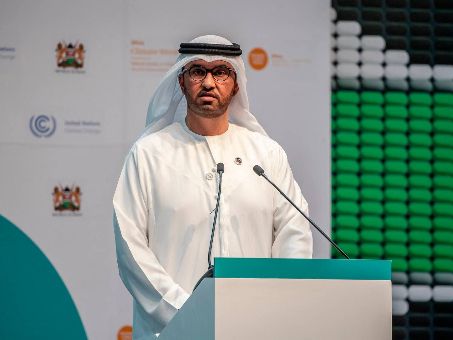 Sultan Al Jaber er den kommende præsident for COP28. | Foto: Luis Tato/AFP/Ritzau Scanpix