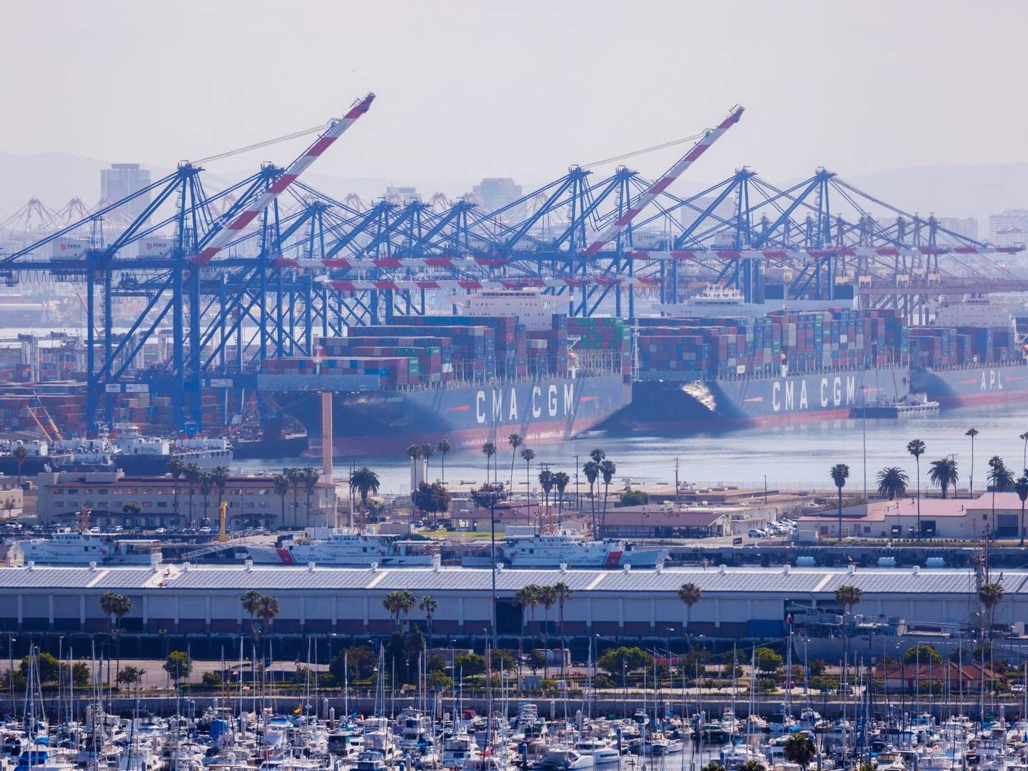 The Port of Los Angeles, along with Long Beach, is the largest port complex in the United States. | Photo: Mike Blake/Reuters/Ritzau Scanpix
