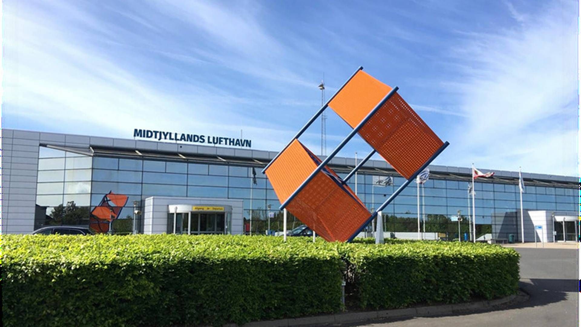 Hvis alt går efter planen, vil Midtjyllands Lufthavns terminalbygning snart have en ny ejer. | Foto: Pr / Midtjyllands Lufthavn