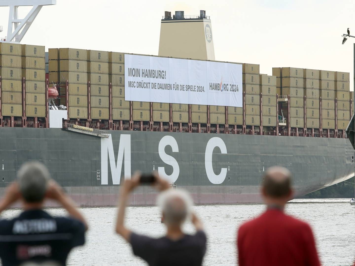 Det er MSC’s datterselskab Port of Hamburg Beteiligungsgesellschaft, der byder på selskabet HHLA, Hamburger Hafen und Logistik AG, som står for driften af den store tyske havn. | Photo: Bodo Marks/AP/Ritzau Scanpix