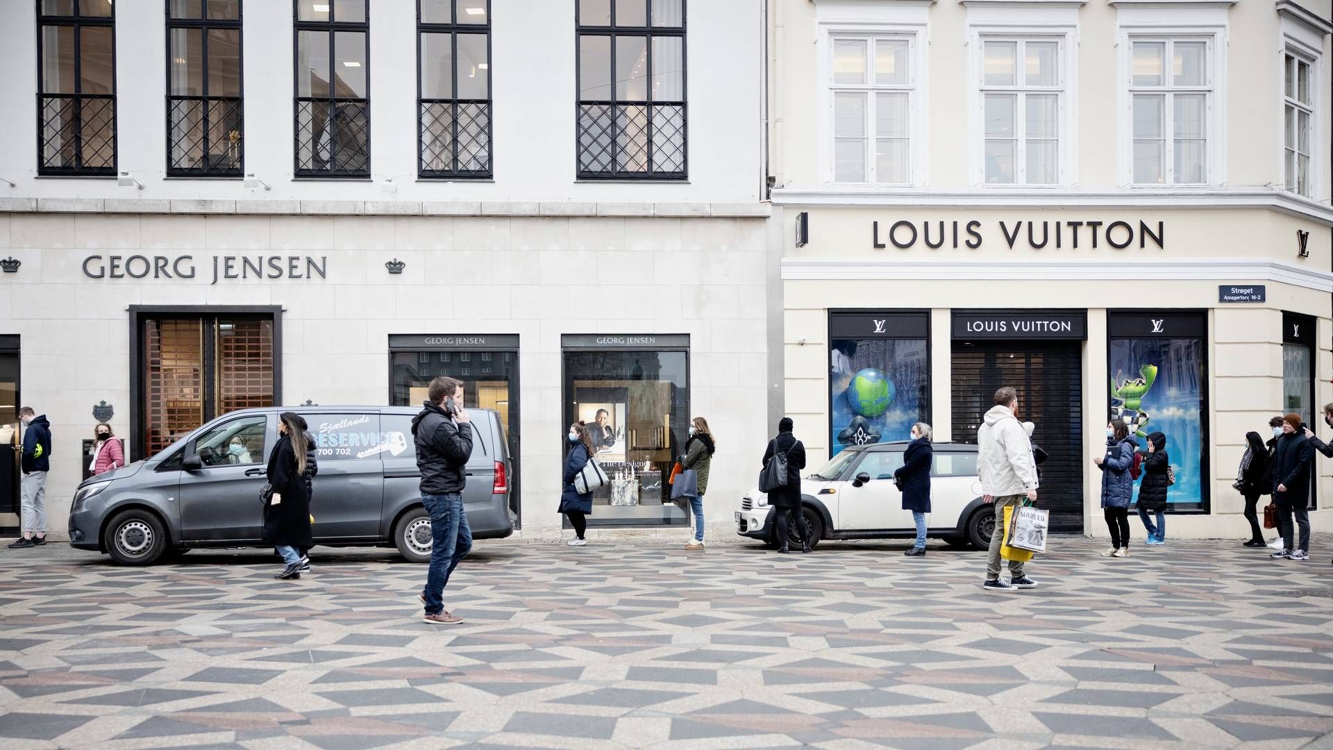 Georg Jensen har blandt andet egen forretning på Strøget i København mellem Louis Vuitton og Royal Copenhagen. | Foto: Valdemar Ren/Ritzau Scanpix