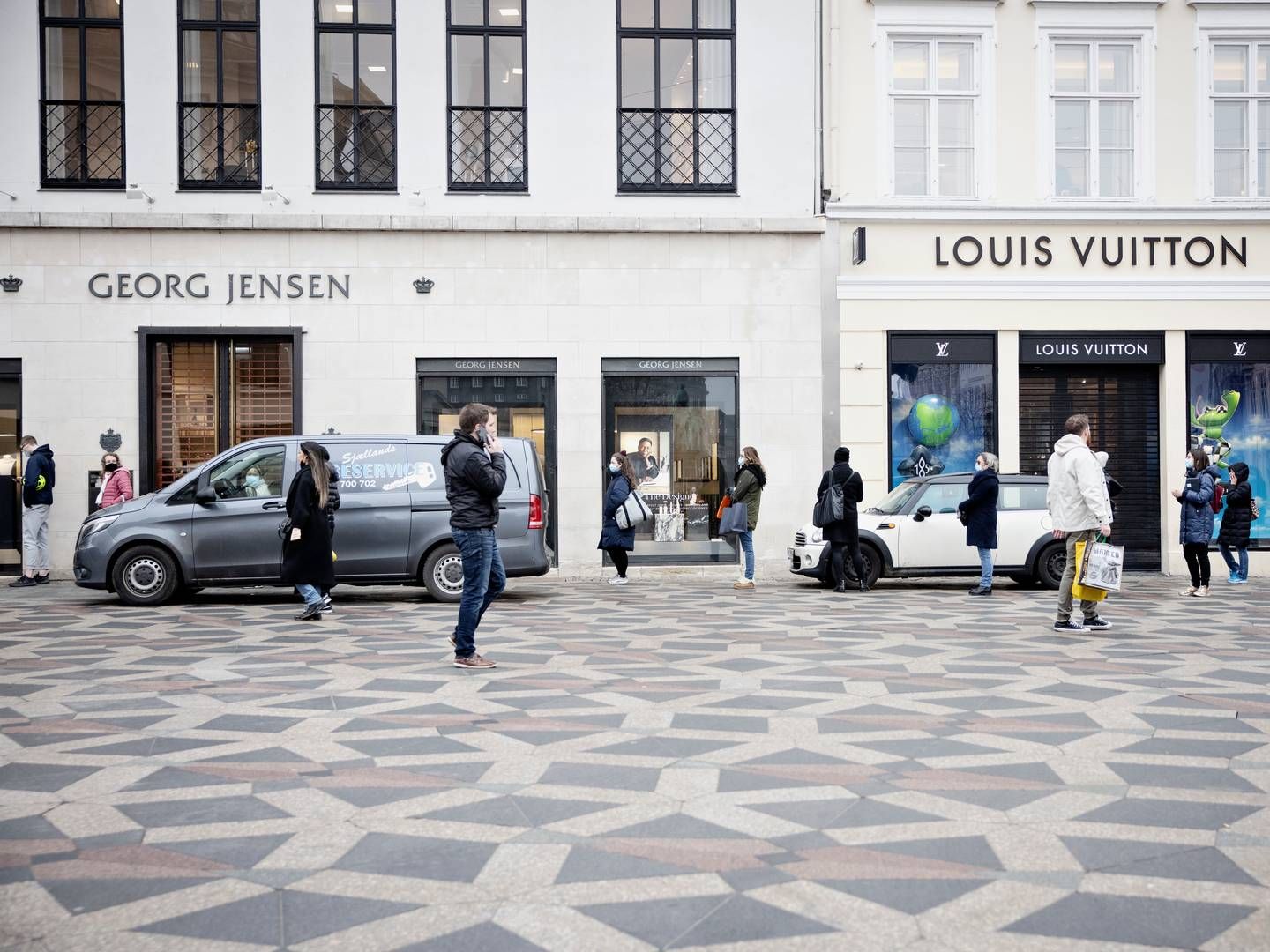 Georg Jensen har blandt andet egen forretning på Strøget i København mellem Louis Vuitton og Royal Copenhagen. | Foto: Valdemar Ren/Ritzau Scanpix