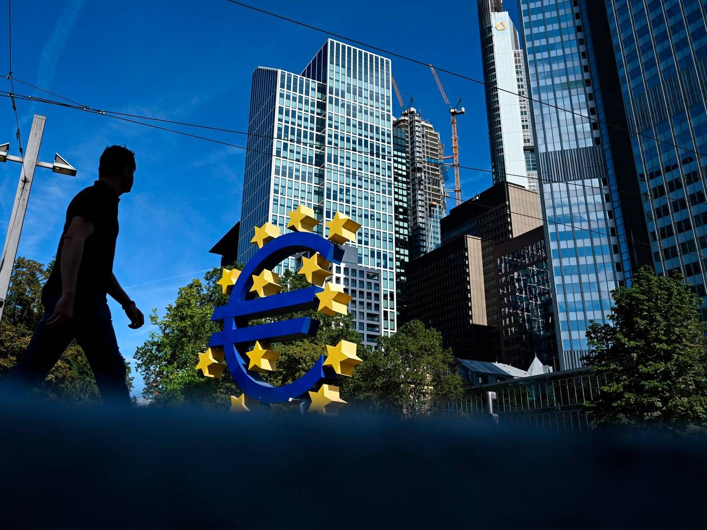 Renten har nået et niveau, hvor den vil bidrage til at nå ECB's mål om en inflation på 2 pct., mener cheføkonom. | Foto: Kirill Kudryavtsev/AFP / AFP