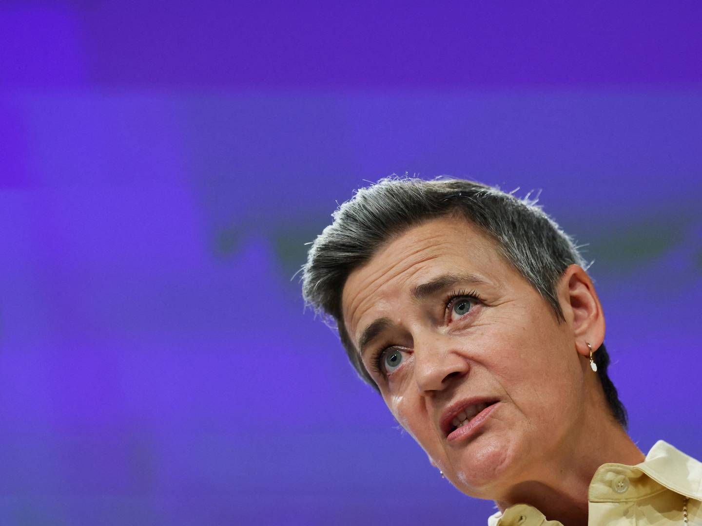 Margrethe Vestager har meldt sig som kandidat til posten som chef for Den Europæiske Investeringsbank. | Foto: Yves Herman/Reuters/Ritzau Scanpix