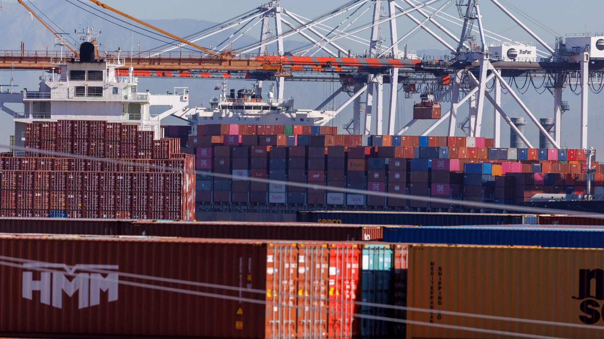 Freight rates for containers from China to US East Coast ports such as Philadelphia have plummeted in the past week. | Photo: Mike Blake/Reuters/Ritzau Scanpix