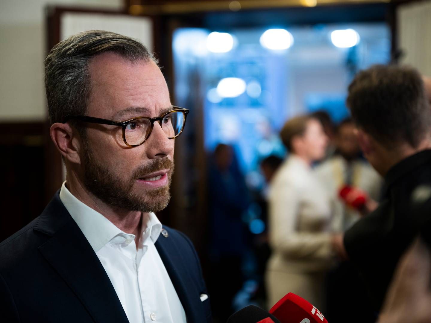 "Jeg håber, at det lykkes for Margrethe Vestager at få den her position.," siger økonomiminister Jakob Ellemann-Jensen. (ARKIV) | Foto: Anthon Unger