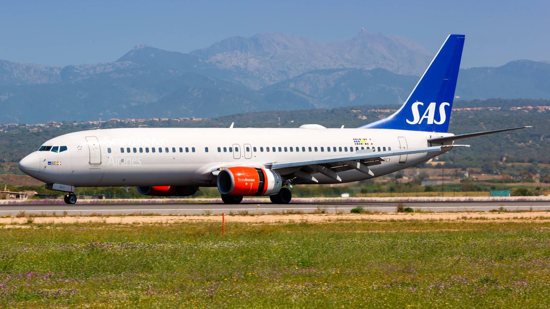 Et af de omtalte Boeing 737-fly hos SAS | Foto: Markus Mainka/AP/Ritzau Scanpix
