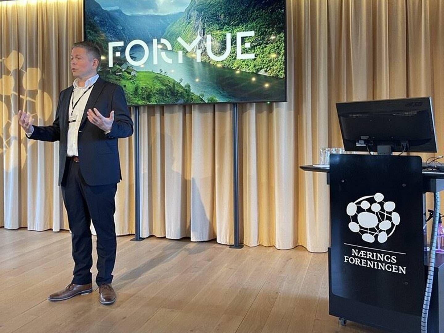 Norman Oftedal, leder for Formue region Rogaland på lanseringen av Styreportalen i Stavanger. Portalen har i dag over 400 registrerte kandidater og daglig aktivitet. | Foto: Formue / PR