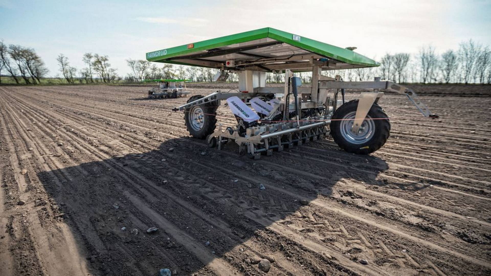 Farmdroid producerer selvkørende markrobotter og er i sine fem leveår blevet verdens største leverandør. | Foto: Pr