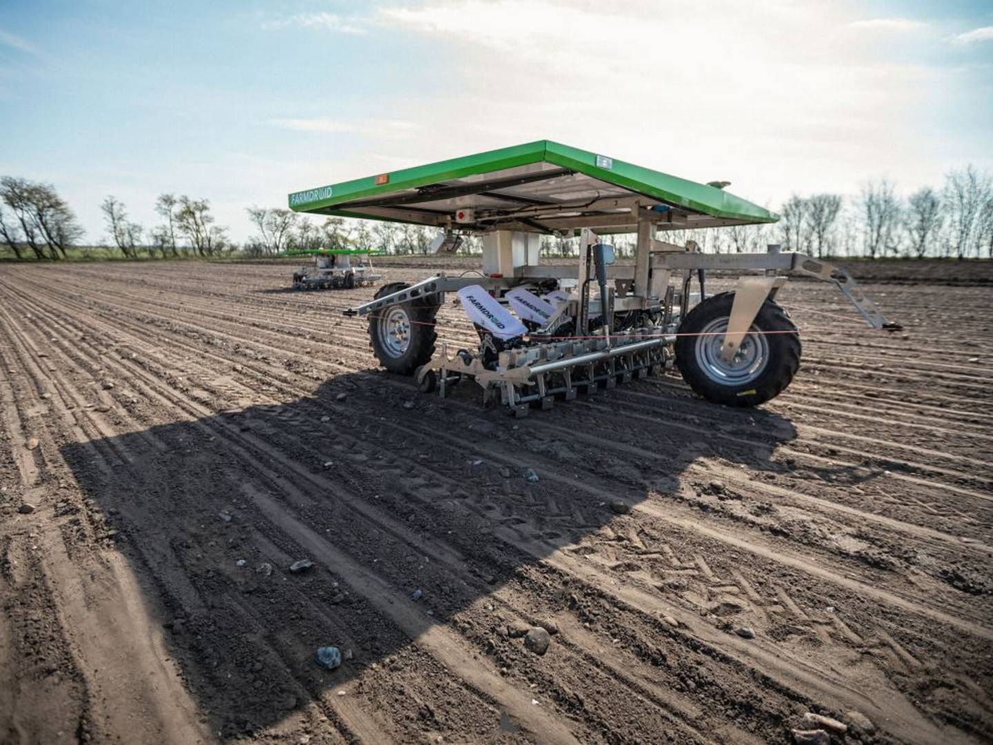 Farmdroid producerer selvkørende markrobotter og er i sine fem leveår blevet verdens største leverandør. | Foto: Pr