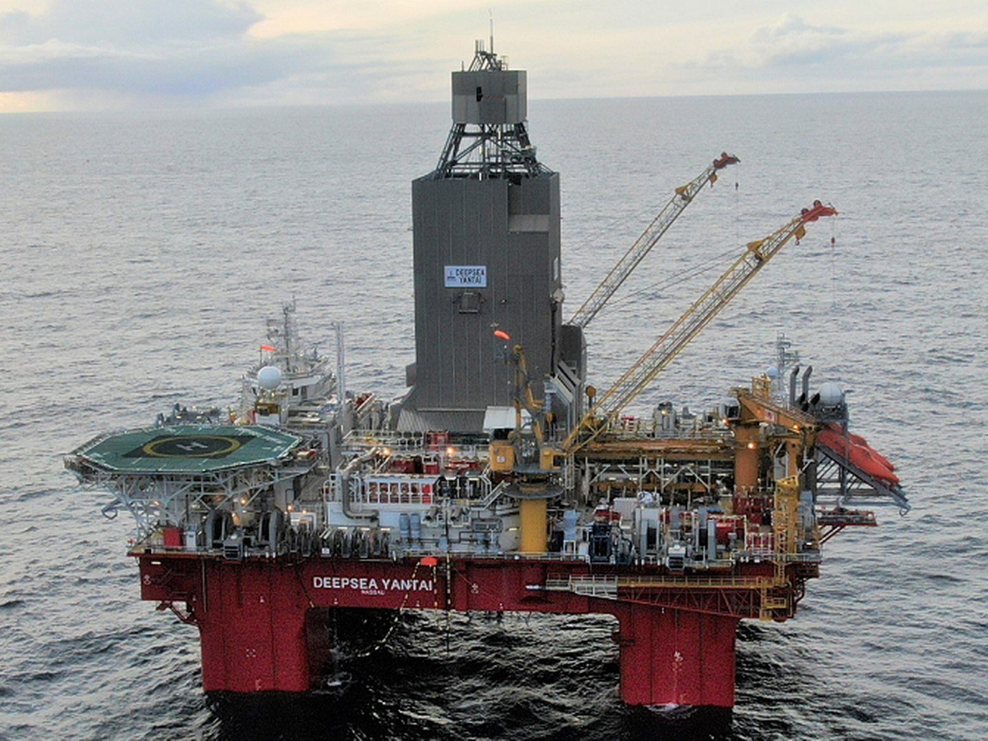 Det var riggen Deepsea Yantai, der stod for boringen. | Foto: Odfjell Drilling