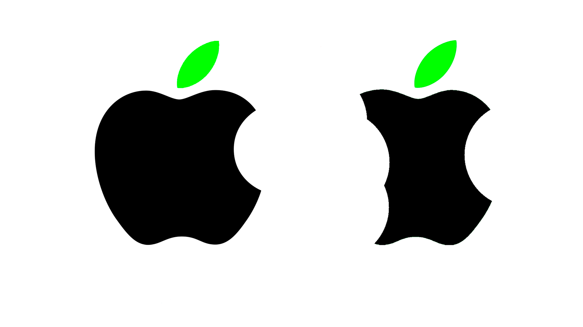 Apples nye klimavenlige logo er ifølge dem selv godkendt af Moder Jord. Vi gennemgår løgnene bid for bid. | Foto: Alexander Nordahl