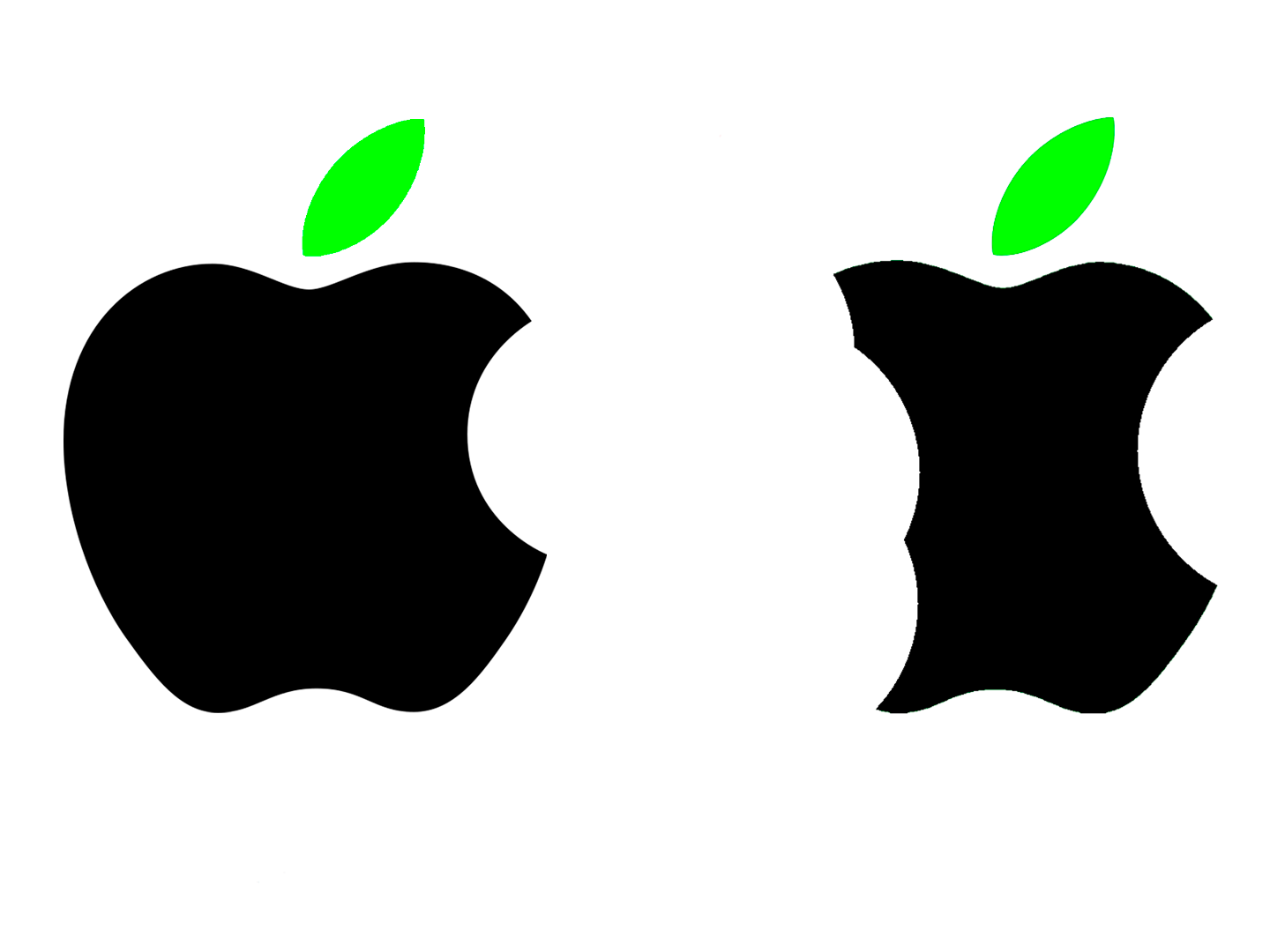 Apples nye klimavenlige logo er ifølge dem selv godkendt af Moder Jord. Vi gennemgår løgnene bid for bid. | Foto: Alexander Nordahl