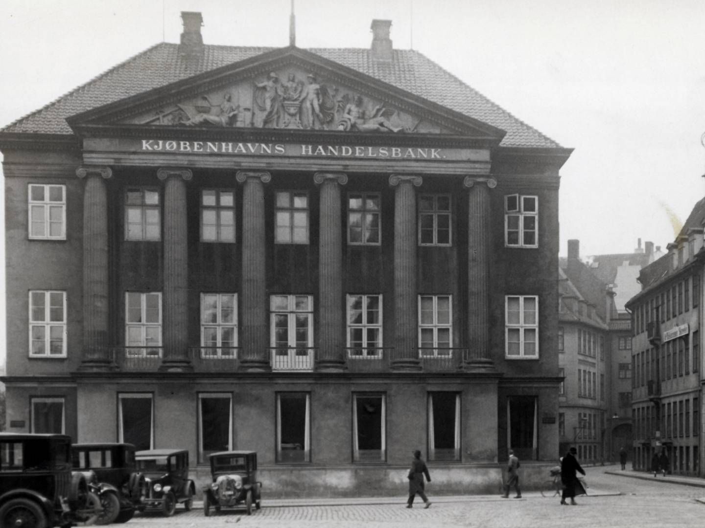 Danske Bank har holdt til i Erichsens Palæ og de øvrige bygninger ved Holmens Kanal siden 1888. Men til næste år rykker banken videre. | Foto: Danske Bank // Pr