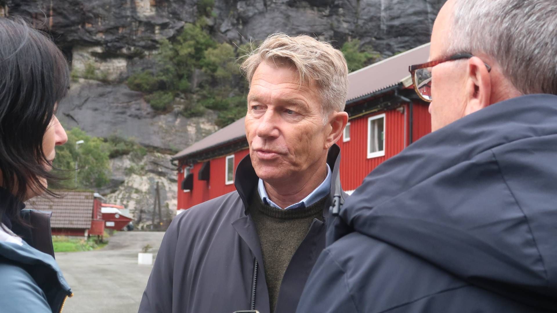 Olje- og energiminister Terje Aasland lover at Nord-Norge skal få havvind. Men han kan ikke si når. | Foto: Linda Sandvik