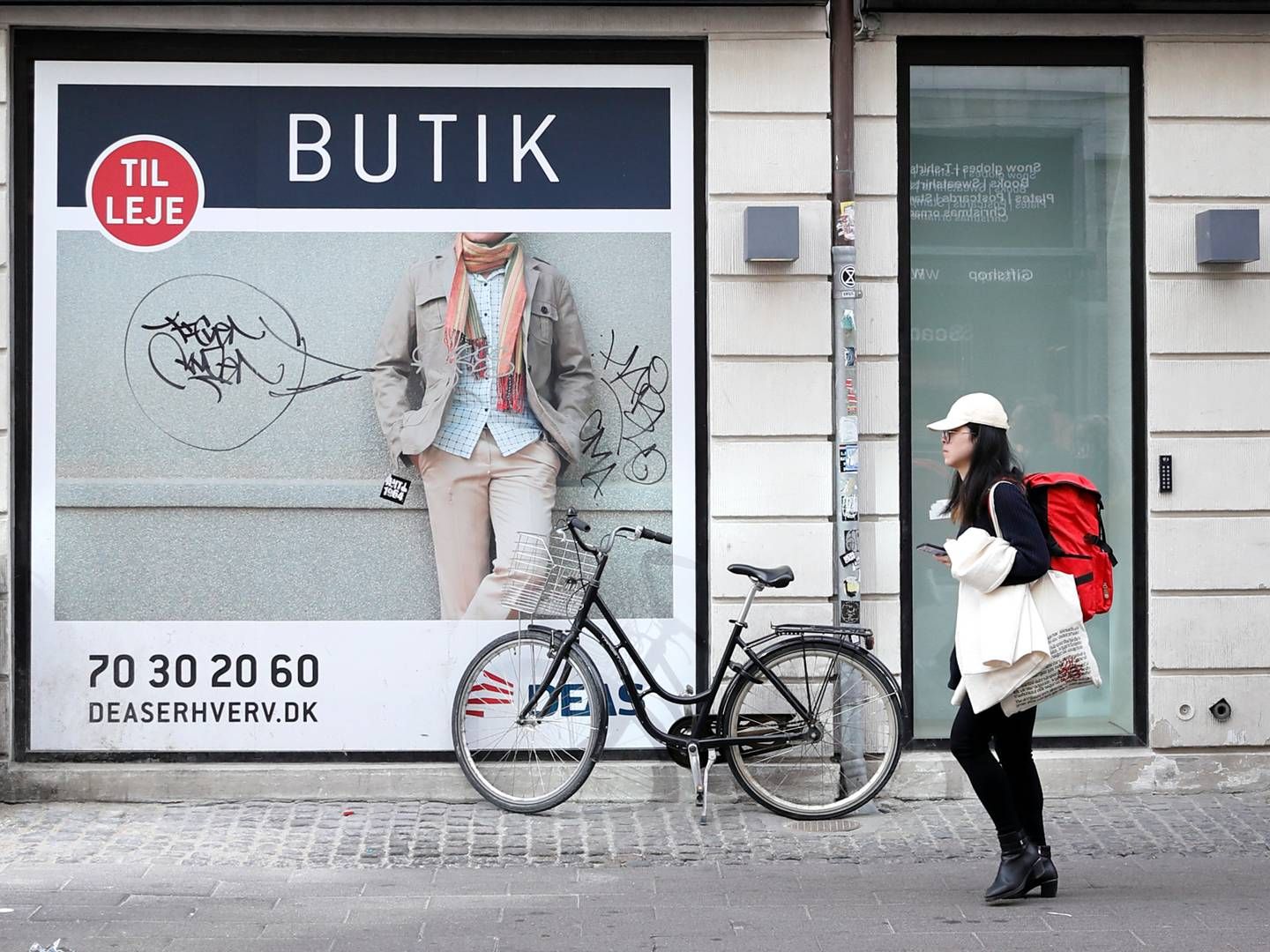 Også i Danmark er tomgangen i butikkerne steget i det seneste år. | Foto: Jens Dresling