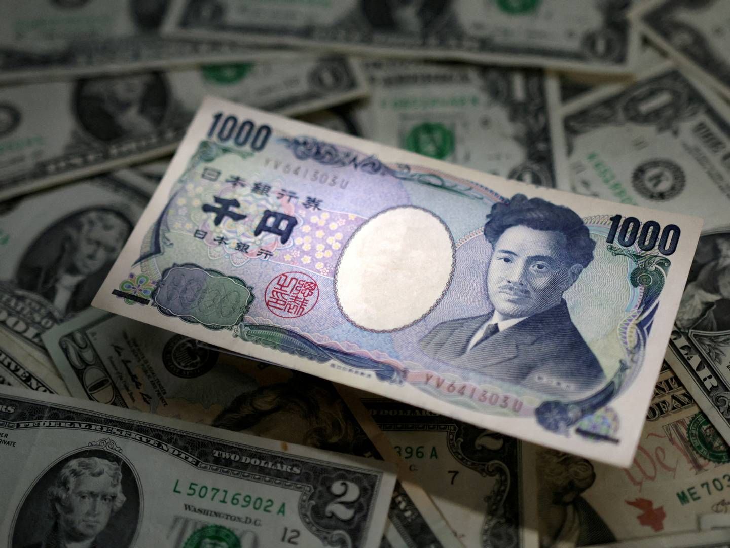 Japanske yen. | Foto: Dado Ruvic/Reuters/Ritzau Scanpix
