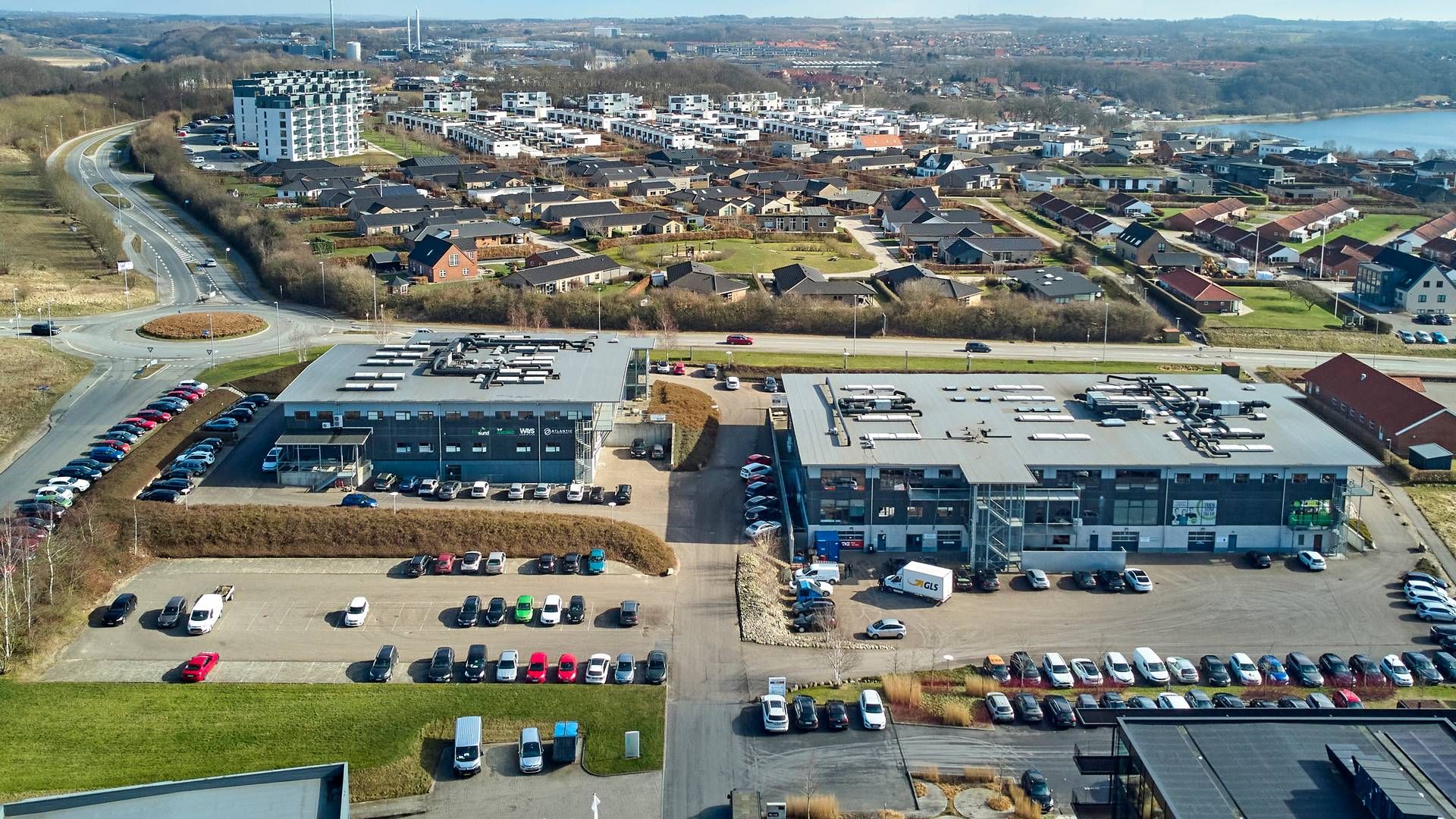Skanderborg Erhvervscenter rummer bl.a. en række liberale erhverv, et motionscenter, kontorfællesskaber og klinikker. | Foto: Pr / Nordicals