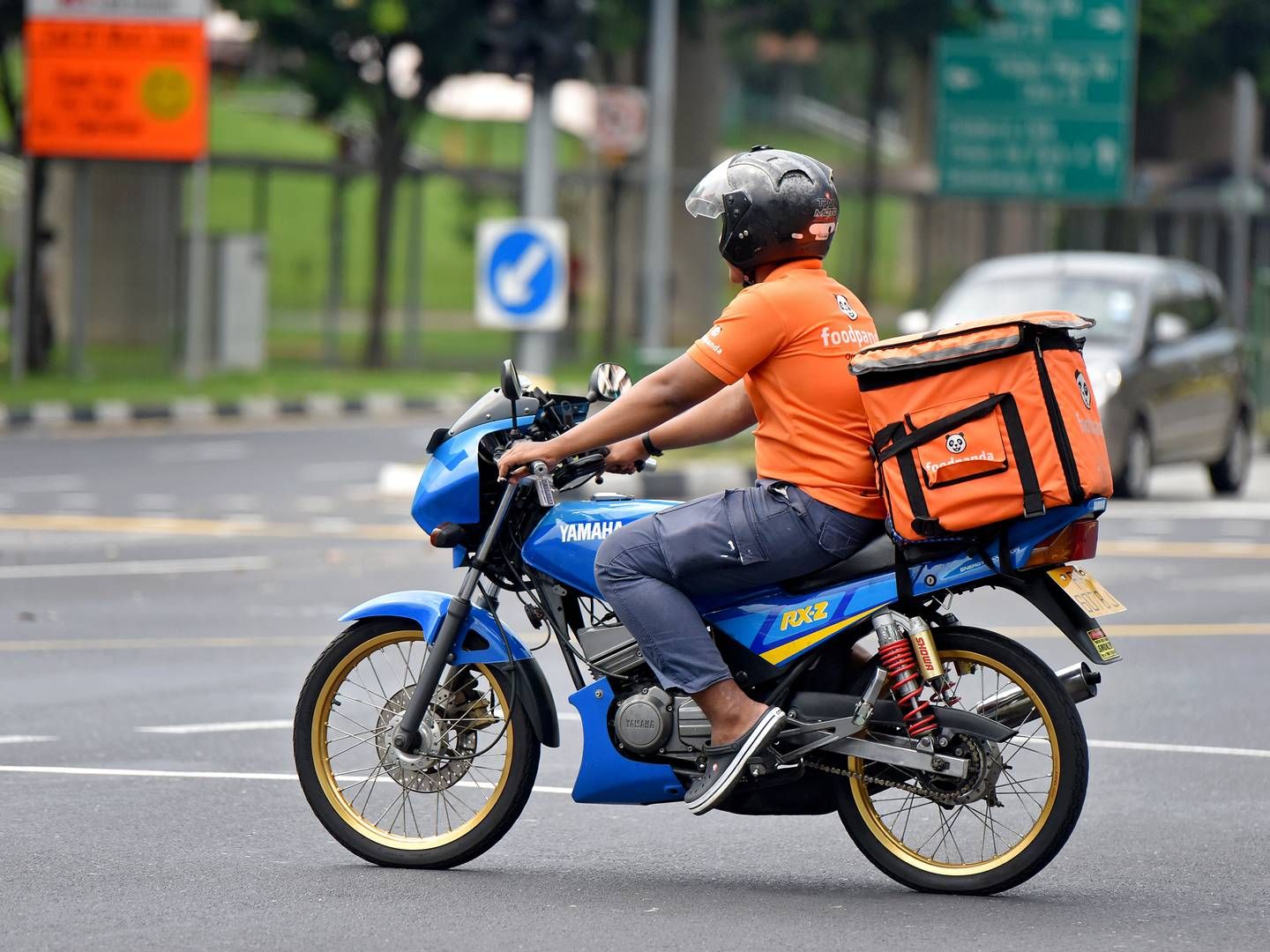 Ejerne bag leveringstjeneste Foodpanda overvejer et frasalg på udvalgte markeder i Sydøstasien. Foto: Feline Lim/AP/Ritzau Scanpix