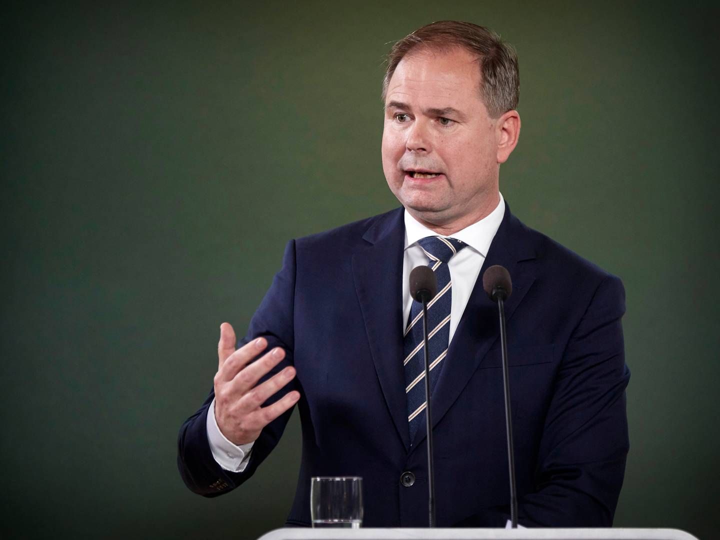 Finansminister Nicolai Wammen slår fast, at statskassen er lukket. Ikke flere penge til kommunerne. | Photo: Jens Dresling
