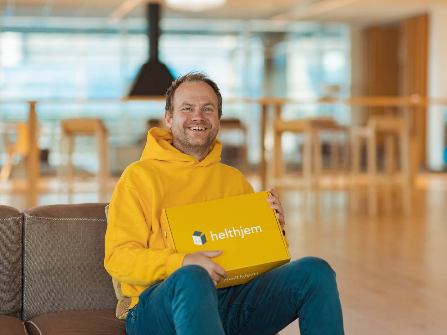 SUKSESS: Helthjem har hatt stor vekst i 2023, og daglig leder Anders Lunde Angen har stor tro på at strategien blant annet for levering for nettbutikker vil gjøre at suksessen fortsetter. | Foto: Endre Igland