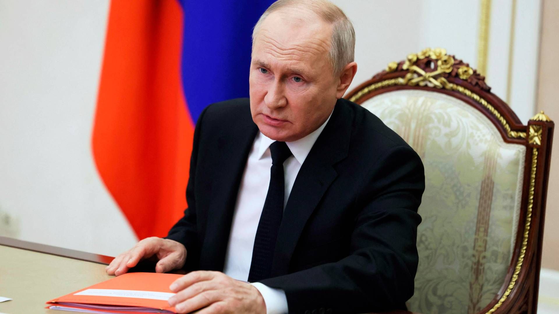 Ruslands regering med præsident Vladimir Putin i spidsen har undtaget skibsbrændstof fra eksportforbud. | Foto: Mikhail Metzel/AFP/Ritzau Scanpix