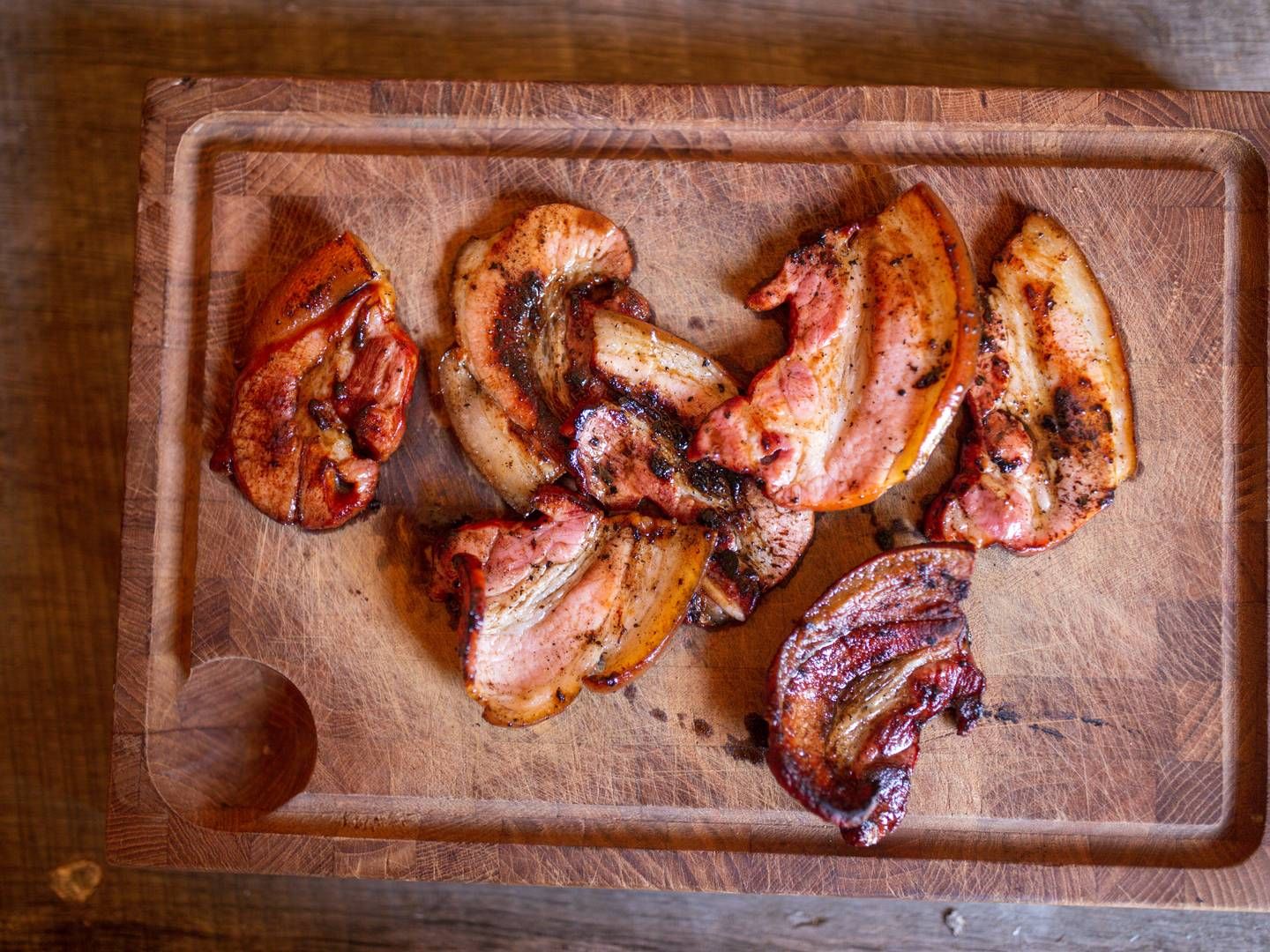 Finnebrogue er kendt for bacon. | Foto: Miriam Dalsgaard