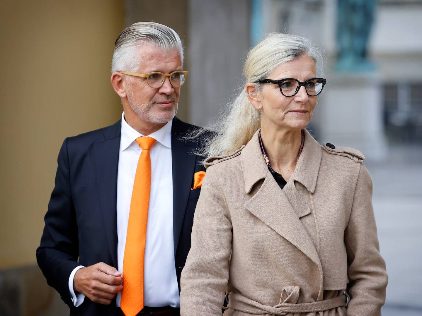 Jørgen Tørnæs med sin hustru, tidl. Venstreminister Ulla Tørnæs. | Foto: Jens Dresling