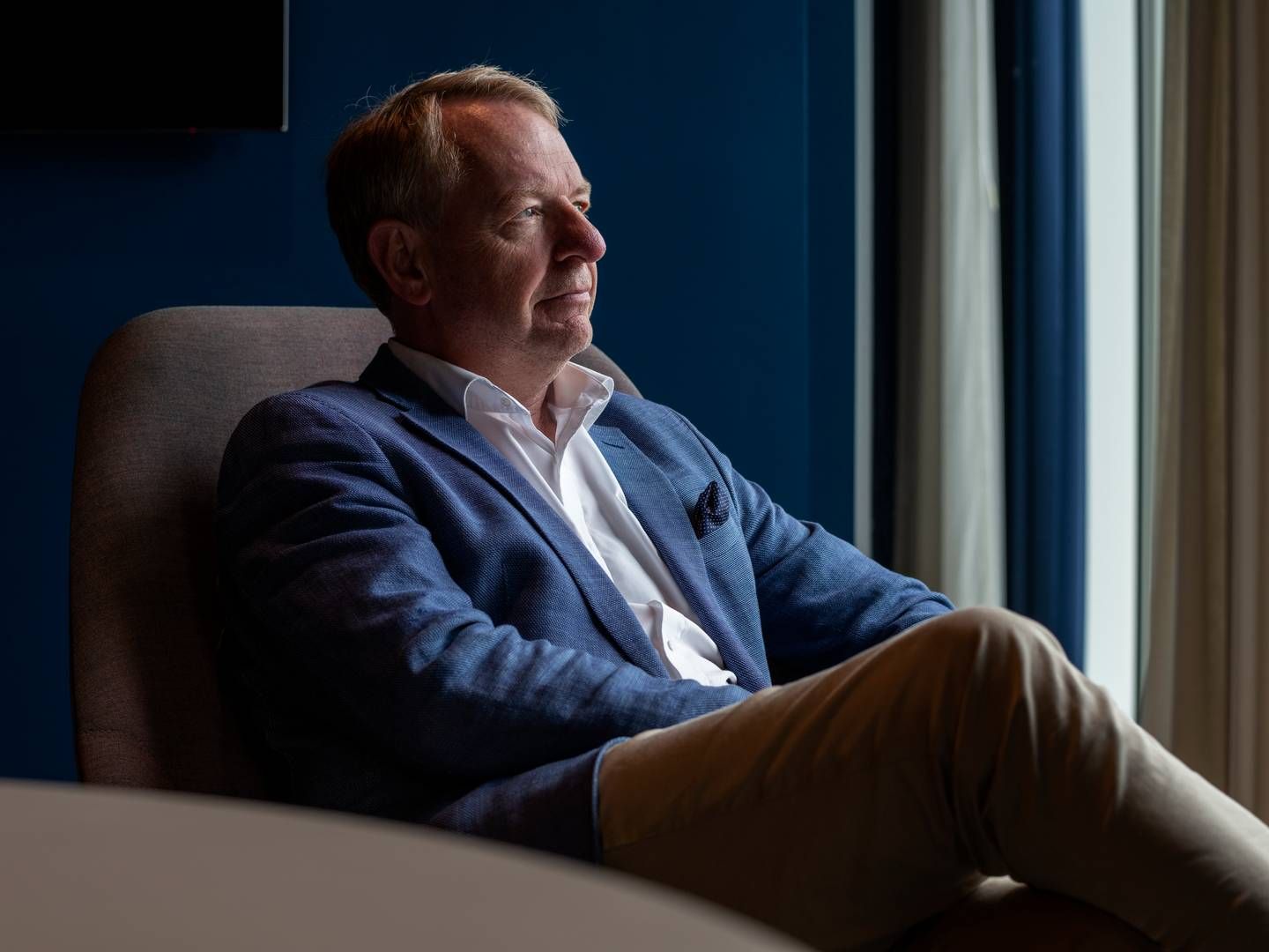 Niels Duedahl er adm. direktør i Norlys, som ønsker at købe Telias danske forretning for 6,25 mia. kr. | Foto: Joachim Ladefoged