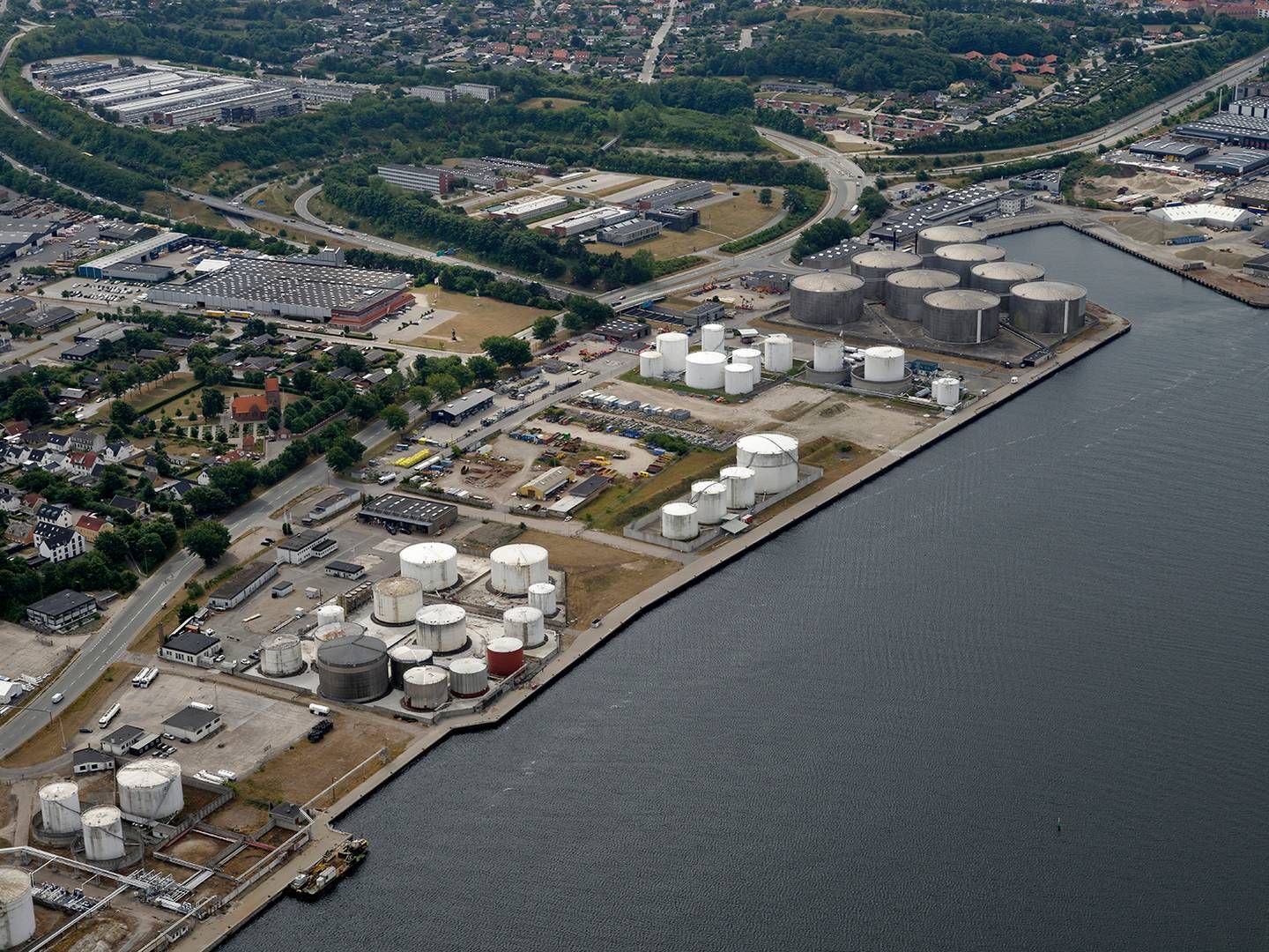Første halvår gav et overskud før skat på 14 mio. kr. i Aalborg Havn – et fald på omkring to tredjedele. | Foto: Port of Aalborg / Pr